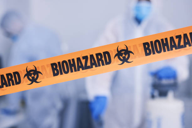 Professional Infectious Disease Decontamination technician working in Quogue, NY